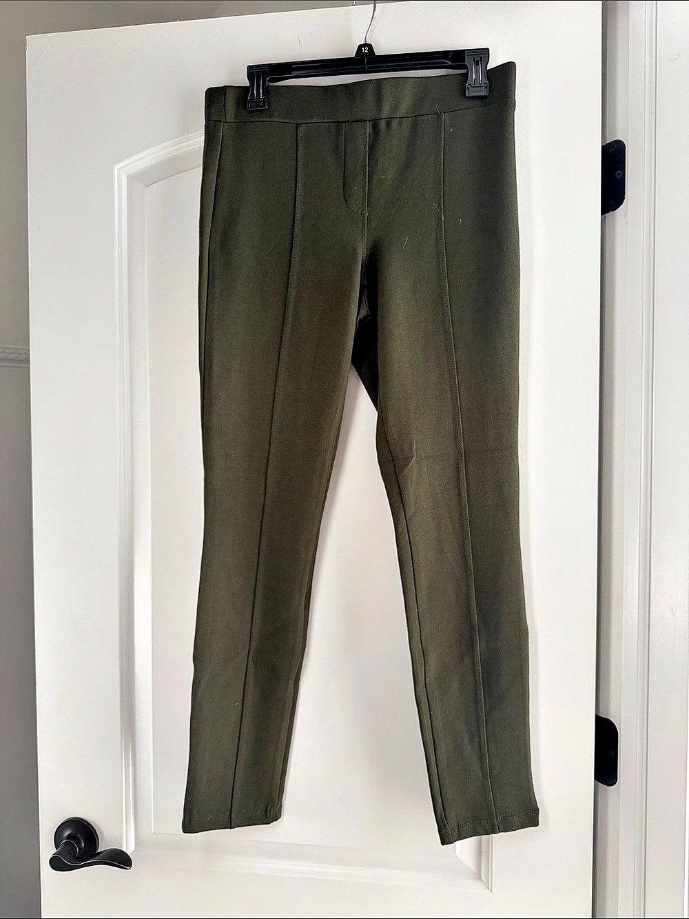 Style & Co High Rise Pull-On Leggings Green Medium